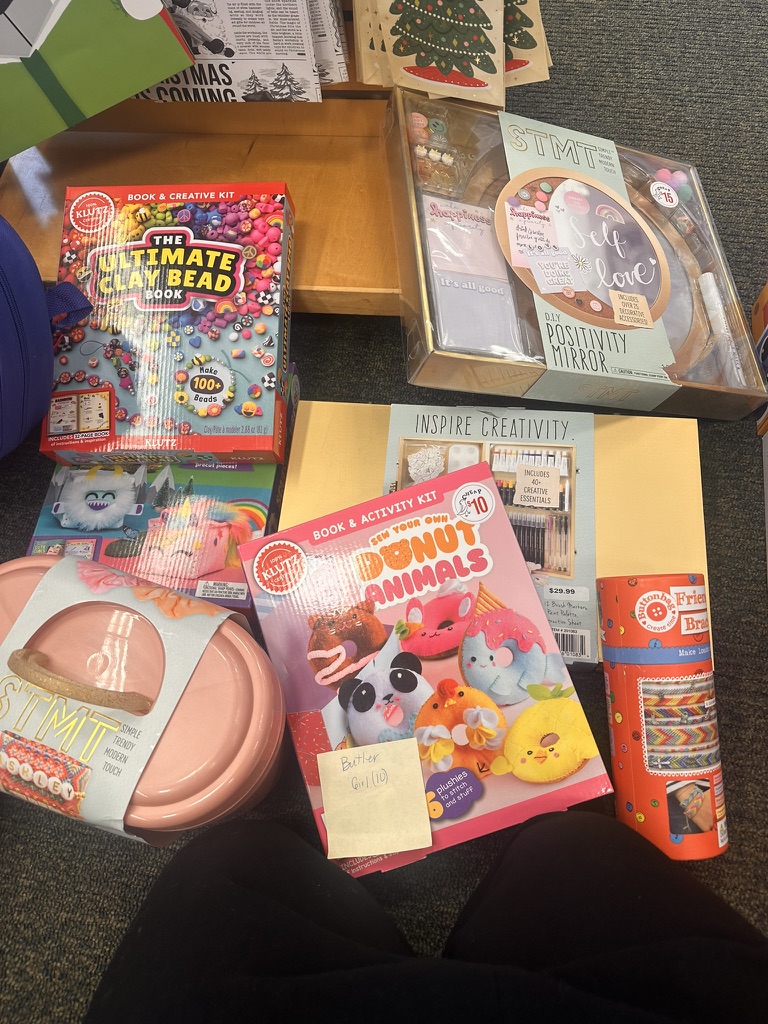 Creative activity kits and comforting gifts