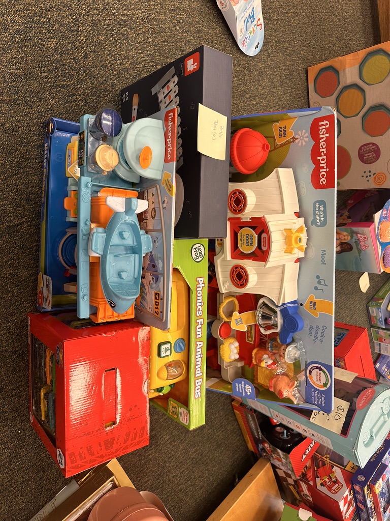 Early-learning toys selected for young children