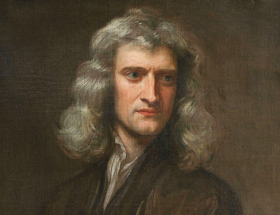 Godfrey Kneller portrait of Isaac Newton
