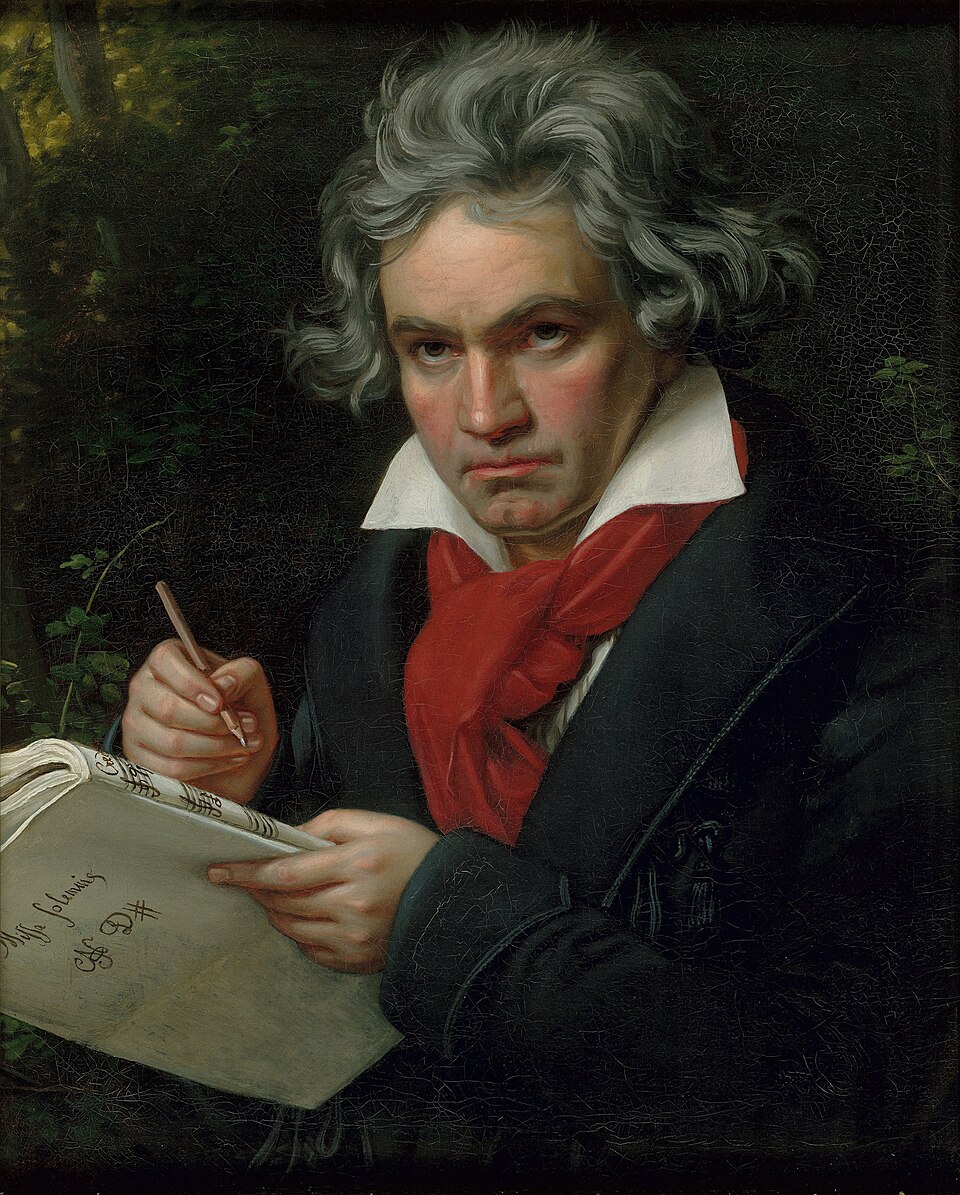 Joseph Karl Stieler portrait of Ludwig van Beethoven