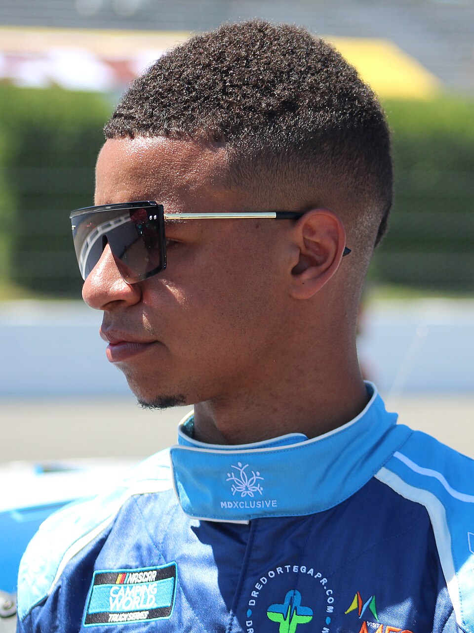 Armani Williams at a motorsports event